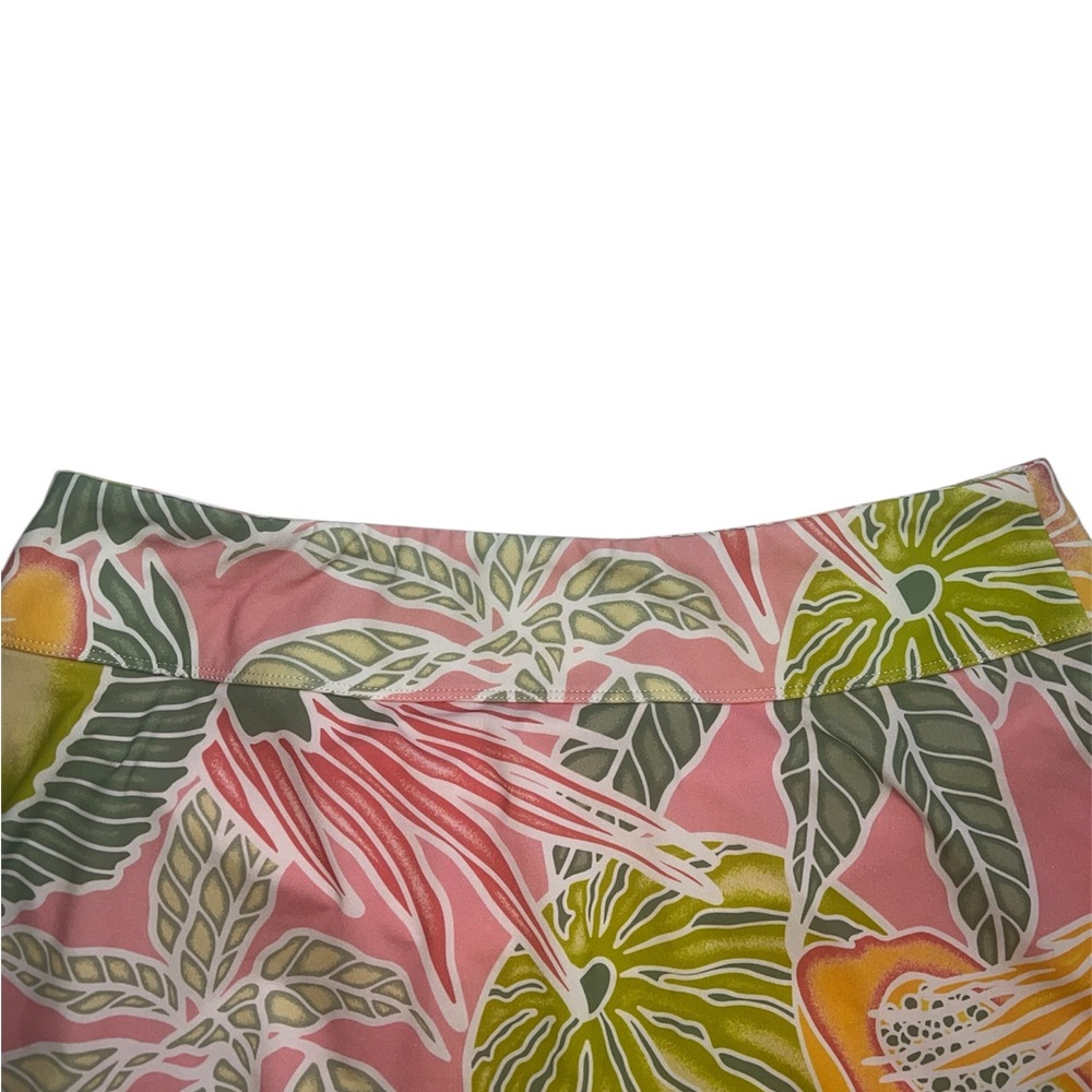Kenny Flowers Pink Green The Bahamas Country Club Skort NWT Sz XL - Picture 2 of 10